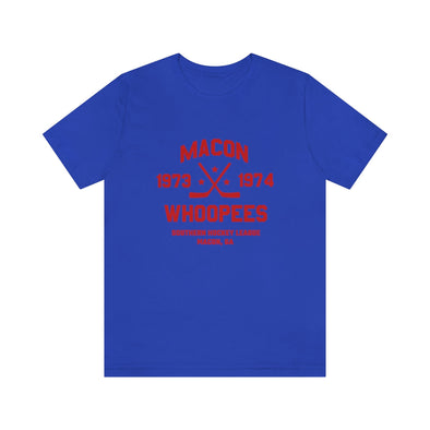 T-shirt daté Macon Whoopees (léger de qualité supérieure)