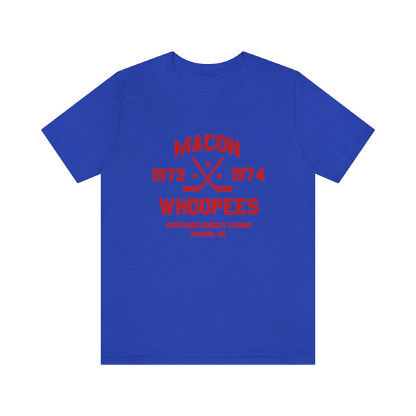 T-shirt daté Macon Whoopees (léger de qualité supérieure)