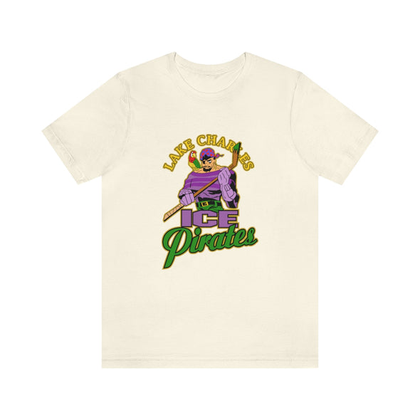 T-shirt des Pirates des glaces de Lake Charles (léger de qualité supérieure)