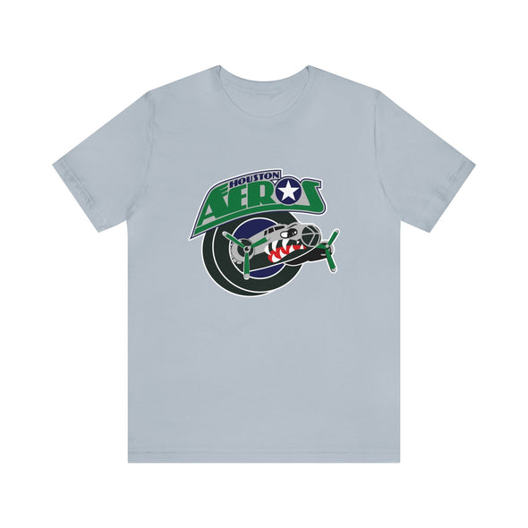 T-shirt Houston Aeros des années 1990 (léger de qualité supérieure)