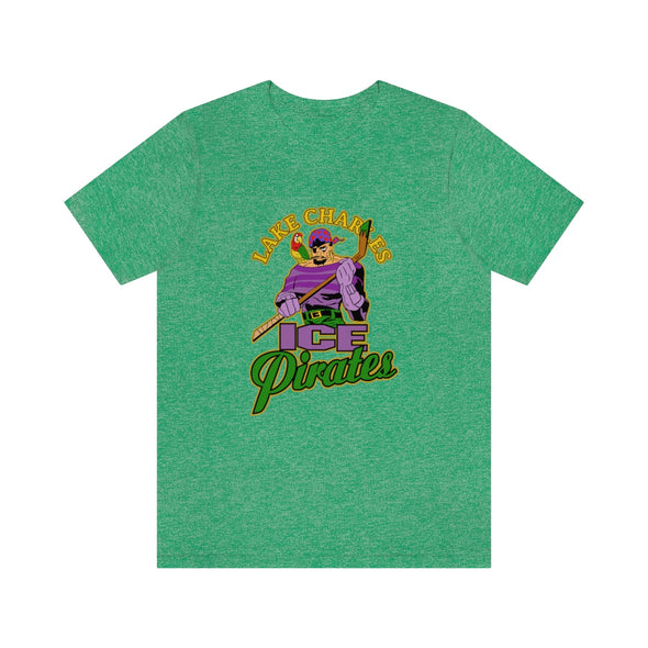 T-shirt des Pirates des glaces de Lake Charles (léger de qualité supérieure)