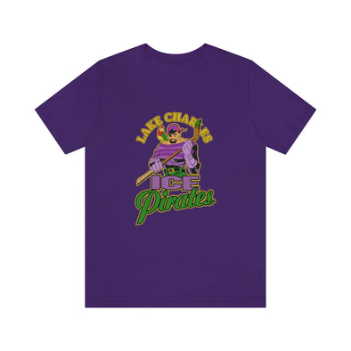 T-shirt des Pirates des glaces de Lake Charles (léger de qualité supérieure)