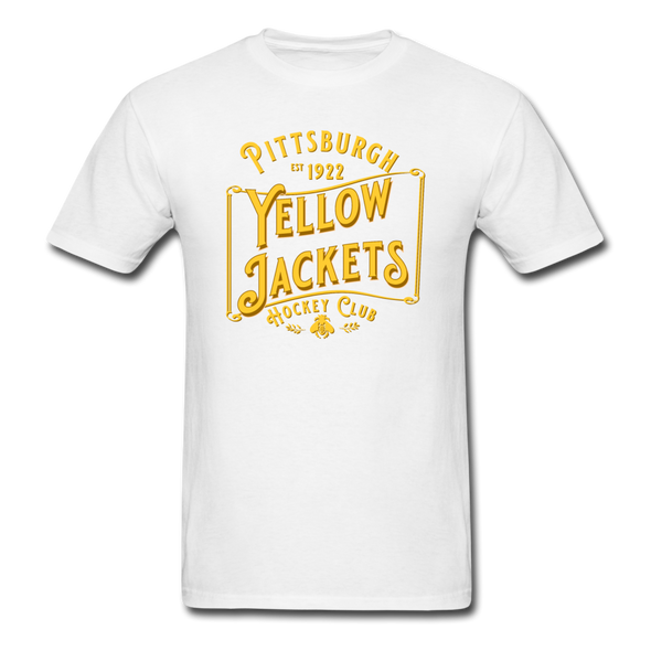 Pittsburgh Yellow Jackets Small Text T-Shirt - white