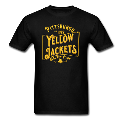 Pittsburgh Yellow Jackets Small Text T-Shirt - black