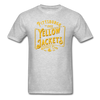 Pittsburgh Yellow Jackets Small Text T-Shirt - heather gray