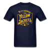 Pittsburgh Yellow Jackets Small Text T-Shirt - navy