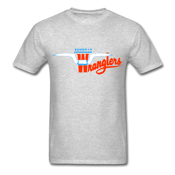 Amarillo Wranglers Logo T-Shirt (SWHL) - heather gray