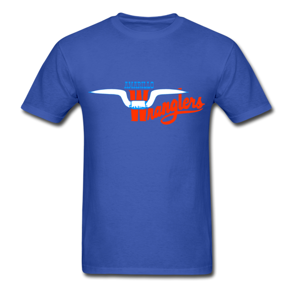 Amarillo Wranglers Logo T-Shirt (SWHL) - royal blue