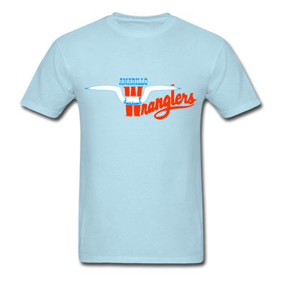 Amarillo Wranglers Logo T-Shirt (SWHL) - powder blue