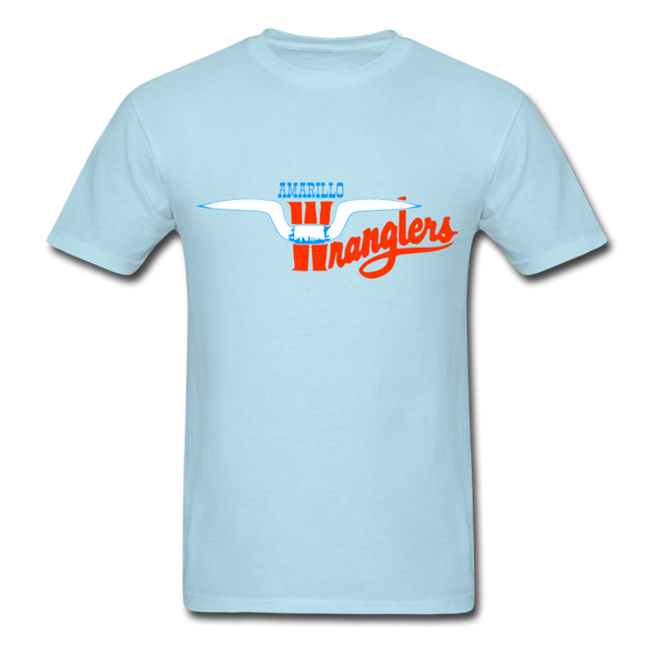 Amarillo Wranglers Logo T-Shirt (SWHL) - powder blue