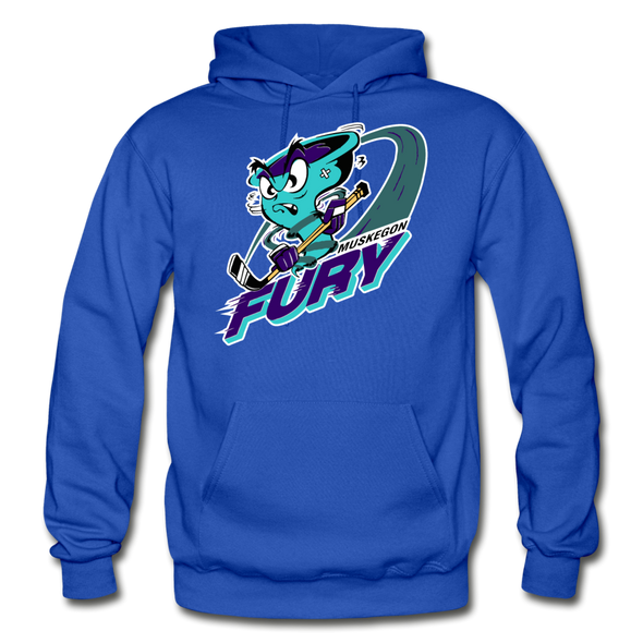 Muskegon Fury Hoodie - royal blue