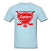 Muskegon Zephyrs T-Shirt - powder blue