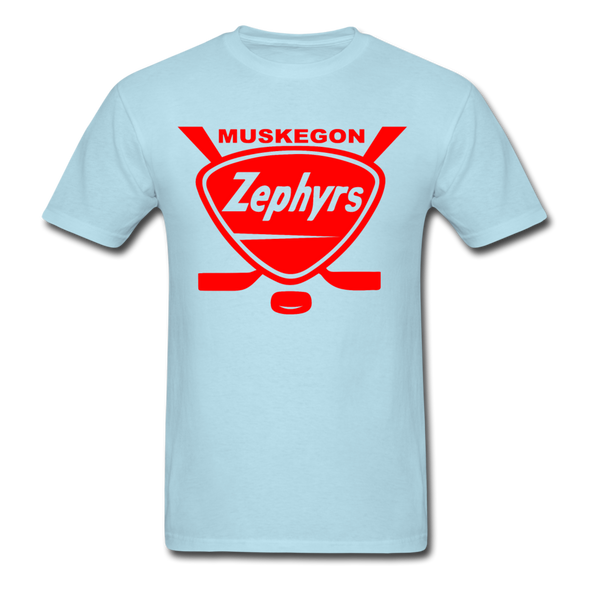 Muskegon Zephyrs T-Shirt - powder blue