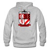 Columbus Checkers Logo Hoodie - heather gray