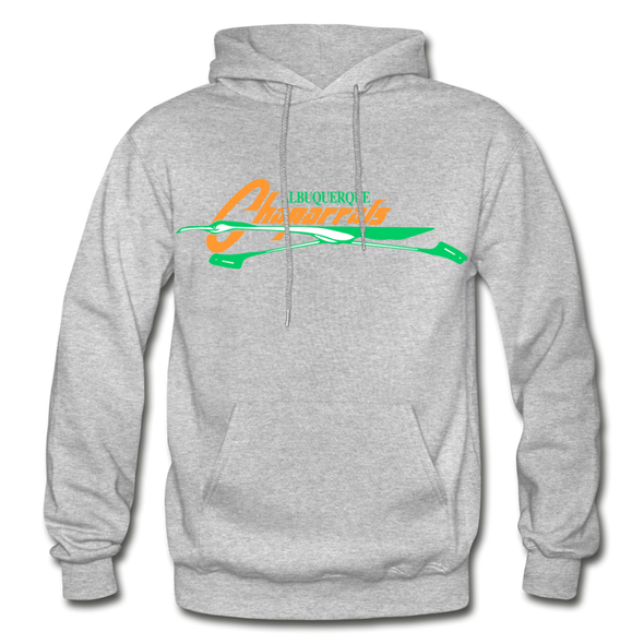 Albuquerque Chaparrals Logo Hoodie - heather gray