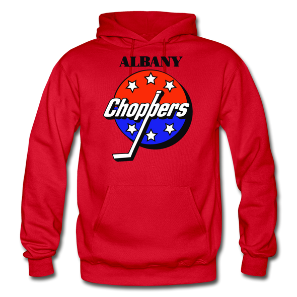 Albany Choppers Logo Hoodie (IHL) - red