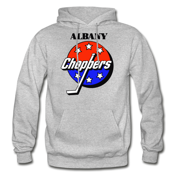 Albany Choppers Logo Hoodie (IHL) - heather gray