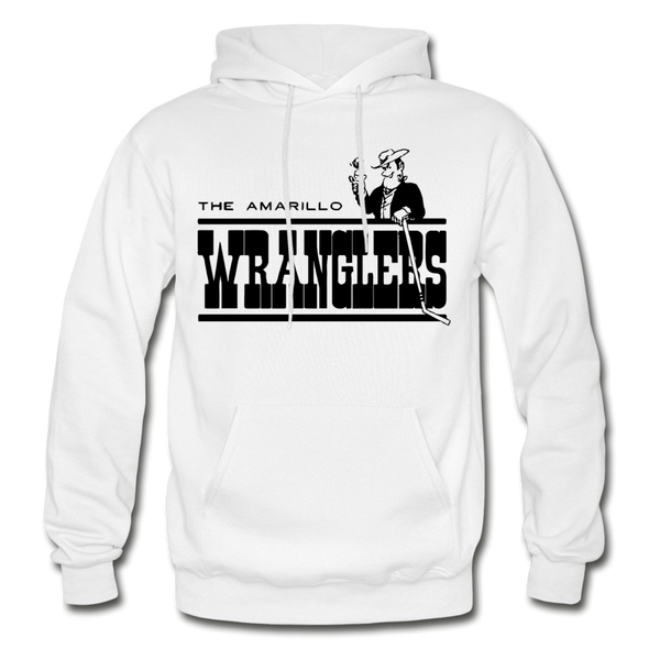 Amarillo Wranglers Black Logo Hoodie (CHL) - white