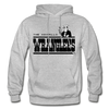 Amarillo Wranglers Black Logo Hoodie (CHL) - heather gray