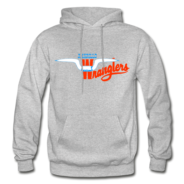 Amarillo Wranglers Logo Hoodie (SWHL) - heather gray