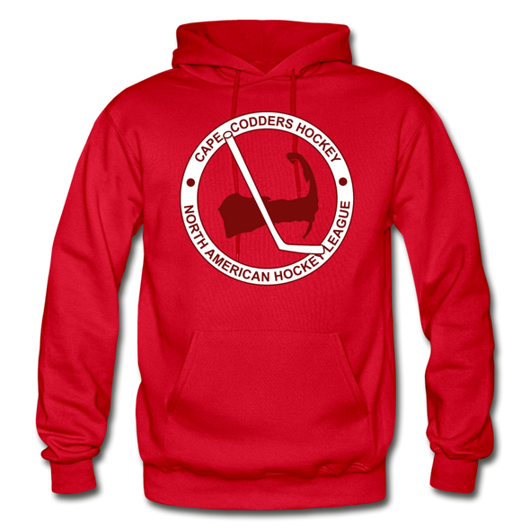 Cape Codders Logo Hoodie (NAHL) - red