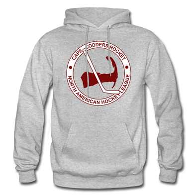 Cape Codders Logo Hoodie (NAHL) - heather gray