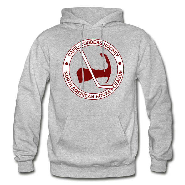 Cape Codders Logo Hoodie (NAHL) - heather gray