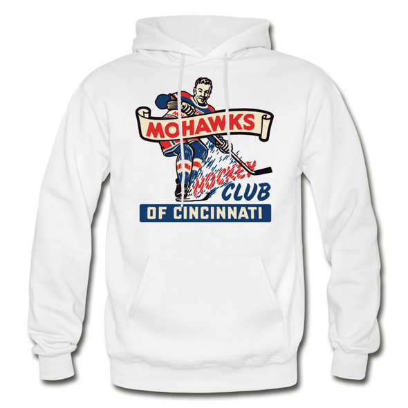 Cincinnati Mohawks Logo Hoodie (IHL) - white