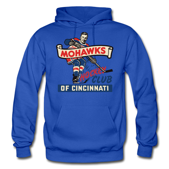 Cincinnati Mohawks Logo Hoodie (IHL) - royal blue