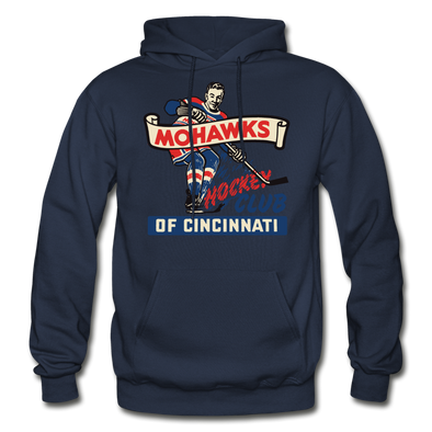 Cincinnati Mohawks Logo Hoodie (IHL) - navy