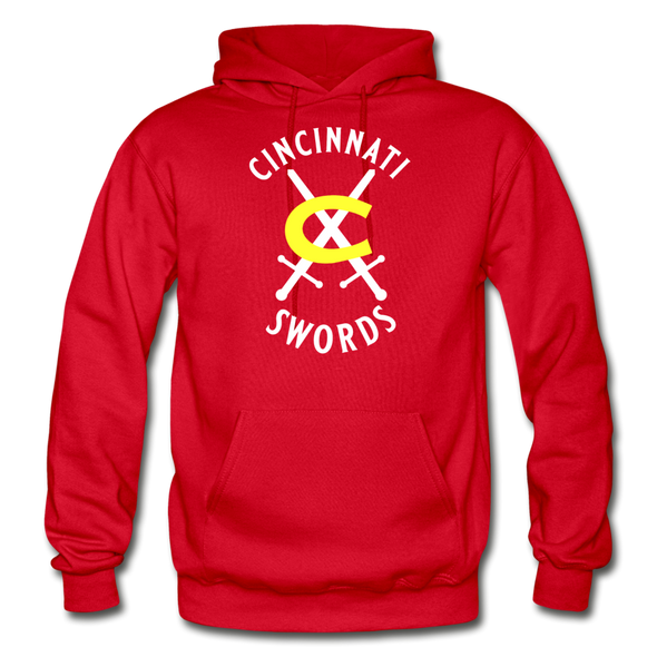 Cincinnati Swords Logo Hoodie - red