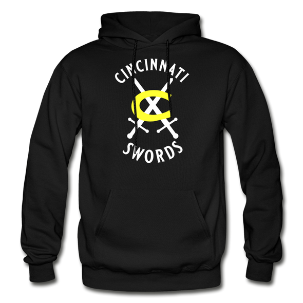 Cincinnati Swords Logo Hoodie - black