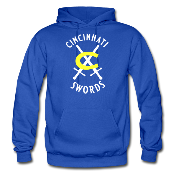 Cincinnati Swords Logo Hoodie - royal blue