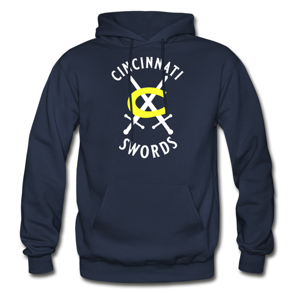 Cincinnati Swords Logo Hoodie - navy