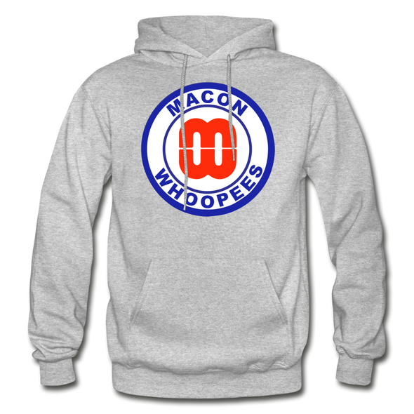 Macon Whoopees Logo Hoodie (SHL) - heather gray