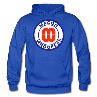 Macon Whoopees Logo Hoodie (SHL) - royal blue