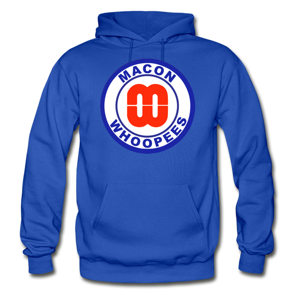 Macon Whoopees Logo Hoodie (SHL) - royal blue