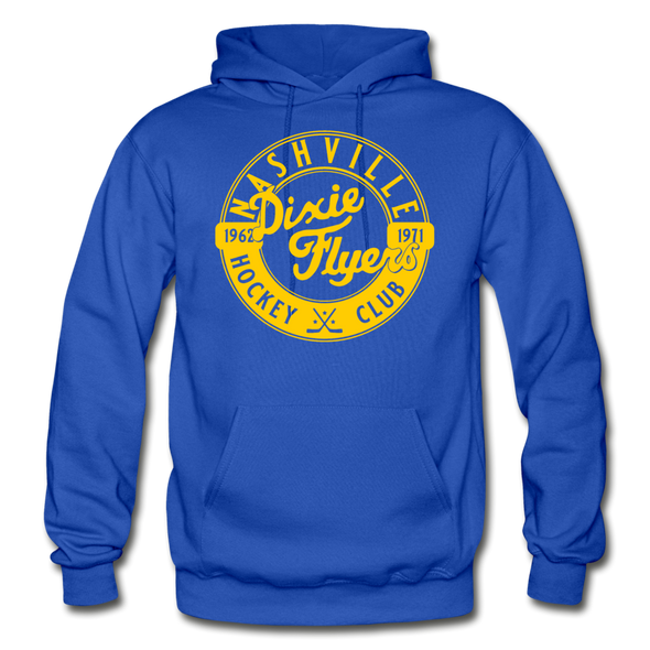 Nashville Dixie Flyers Circular Dated Hoodie - royal blue