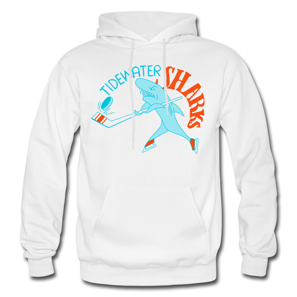 Tidewater Sharks Logo Hoodie (SHL) - white