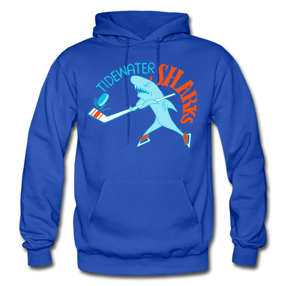 Tidewater Sharks Logo Hoodie (SHL) - royal blue