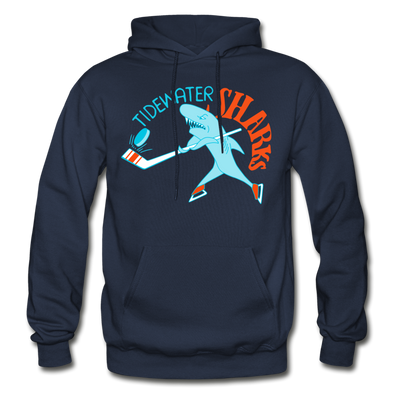 Tidewater Sharks Logo Hoodie (SHL) - navy