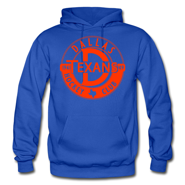 Dallas Texans Circular Dated Hoodie - royal blue