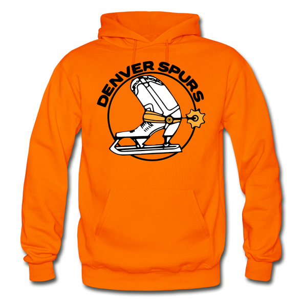 Denver Spurs Logo Hoodie (WHA & CHL) - orange