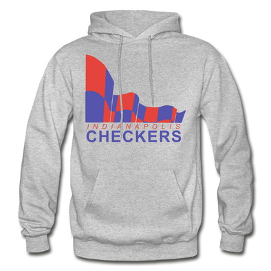 Indianapolis Checkers Hoodie (CHL) - heather gray