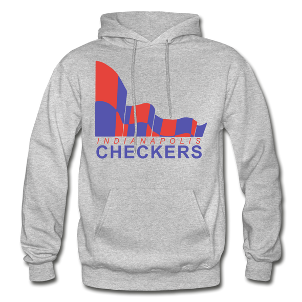 Indianapolis Checkers Hoodie (CHL) - heather gray