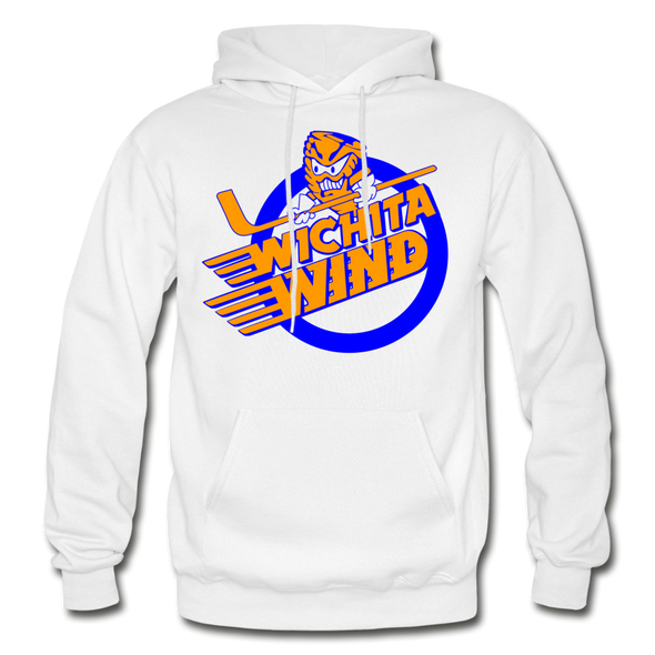 Wichita Wind Logo Hoodie (CHL) - white