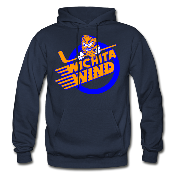 Wichita Wind Logo Hoodie (CHL) - navy