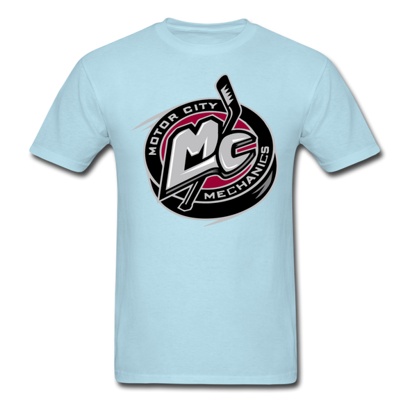 Motor City Mechanics T-Shirt - powder blue