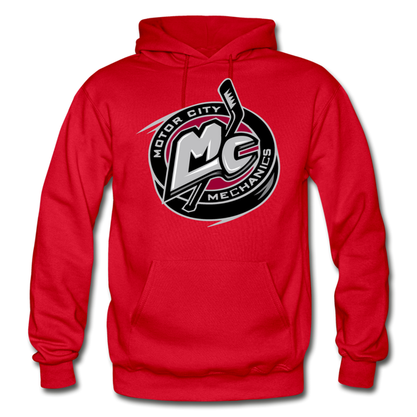 Motor City Mechanics Hoodie - red