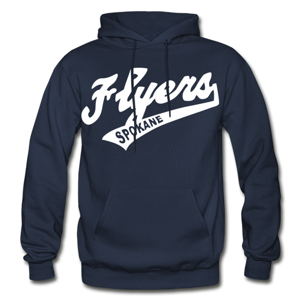 Spokane Flyers Script Hoodie - navy